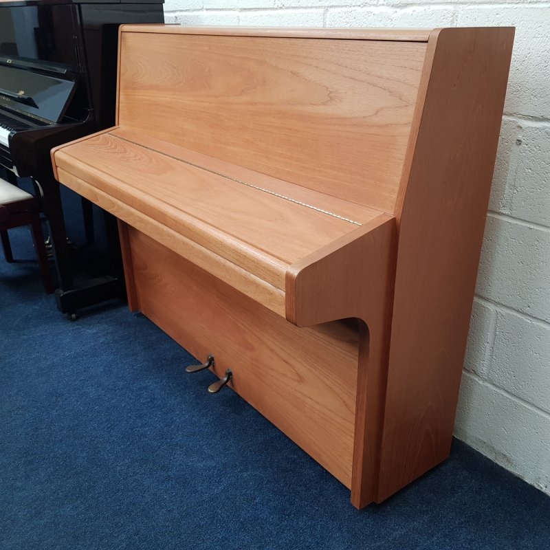 Knight K10 upright Piano in teak – Gallery image – Roberts Pianos Oxford