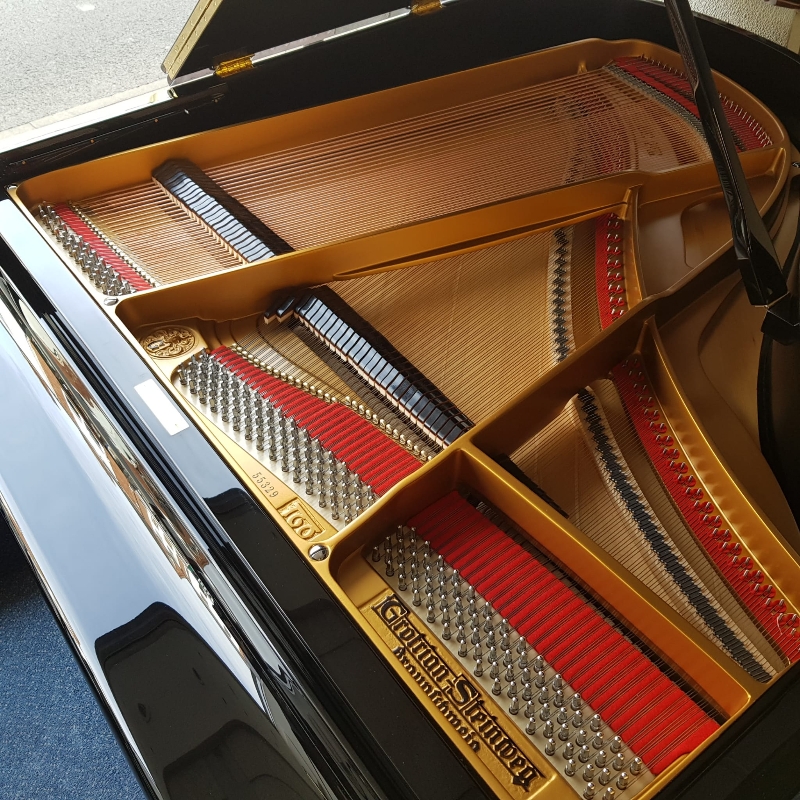Grotrian Steinweg 160 grand Piano in black – Gallery image – Roberts Pianos Oxford