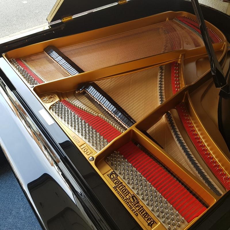 Grotrian Steinweg 160 grand Piano in black – Gallery image – Roberts Pianos Oxford
