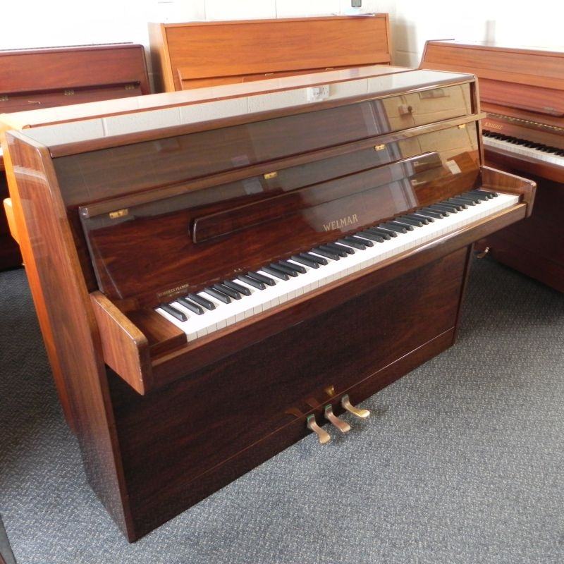 Welmar upright Piano in walnut polished – Featured image – Roberts Pianos Oxford