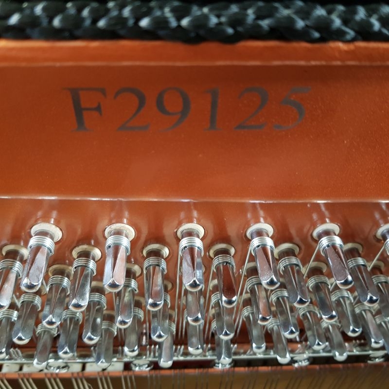 Feurich 122 upright Piano in Black – Gallery image – Roberts Pianos Oxford