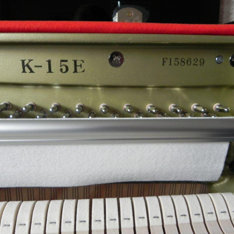 Kawai K-15E upright Piano in black polyester – Gallery image – Roberts Pianos Oxford