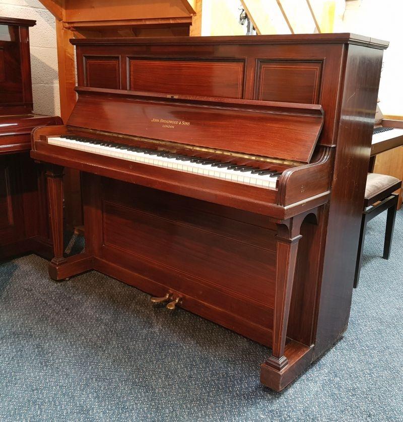 Broadwood Green Frame upright Piano in rosewood – Gallery image – Roberts Pianos Oxford