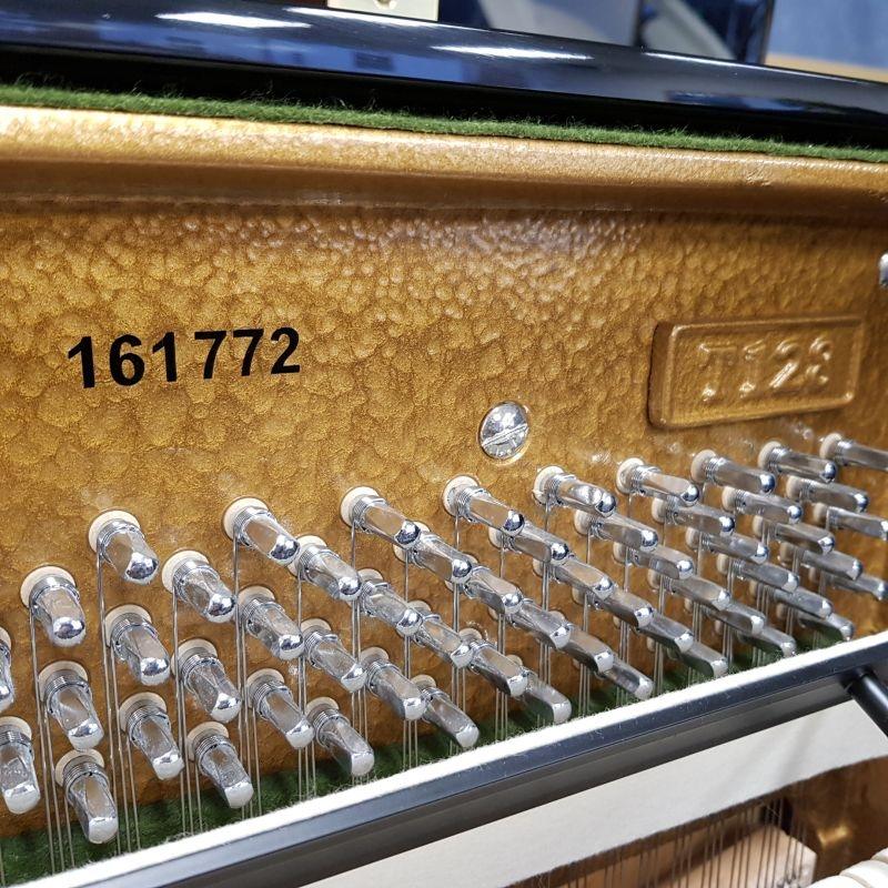Hoffmann Bechstein T128 upright Piano in bright black – Gallery image – Roberts Pianos Oxford