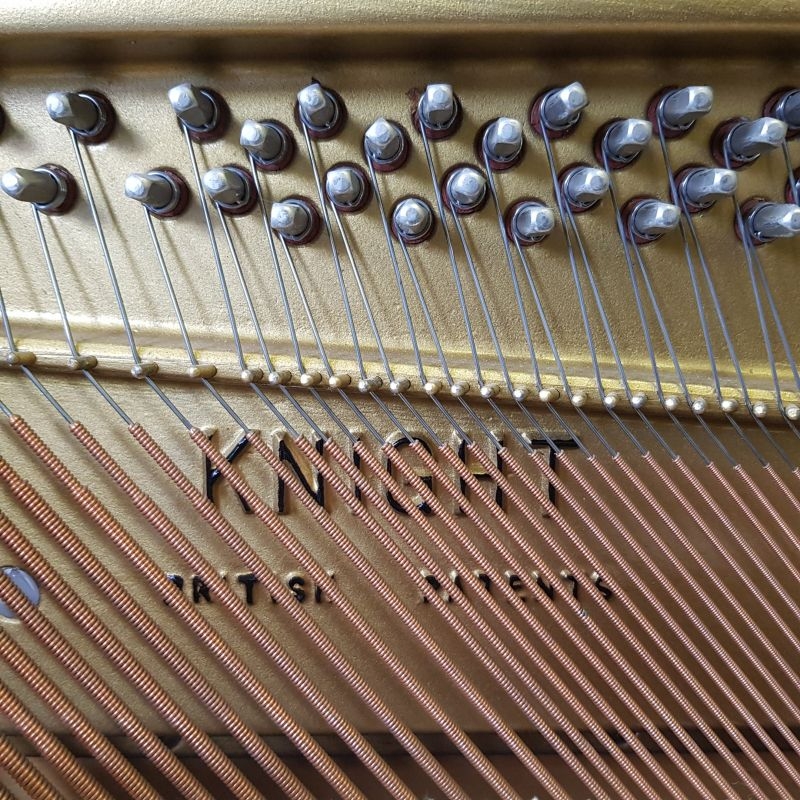 Knight K10 upright Piano in mahogany – Gallery image – Roberts Pianos Oxford