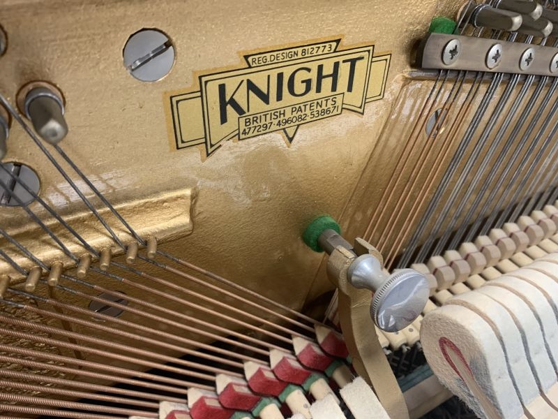 Knight K6 (20) upright Piano in walnut satin – Gallery image – Roberts Pianos Oxford