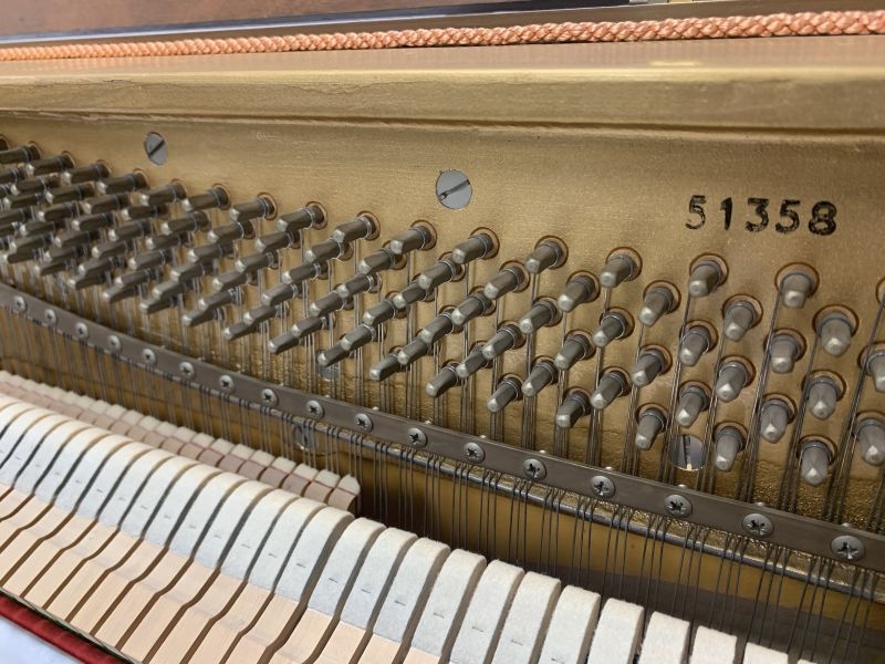 Knight K6 (20) upright Piano in walnut satin – Gallery image – Roberts Pianos Oxford