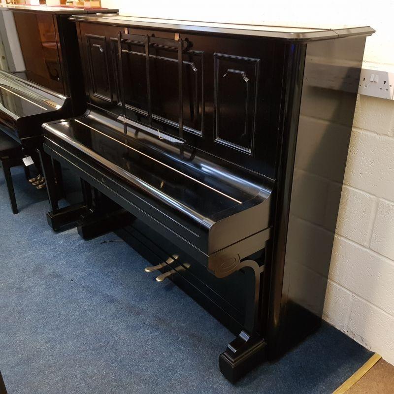 Bechstein 8 upright Piano in black (original ebonised finish) – Gallery image – Roberts Pianos Oxford
