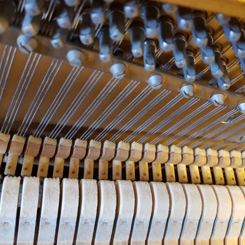 Knight K6 / 20 upright Piano in satin light rosewood – Gallery image – Roberts Pianos Oxford