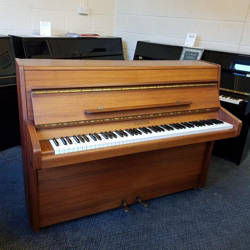 Knight K6 / 20 upright Piano in satin light rosewood – Featured image – Roberts Pianos Oxford