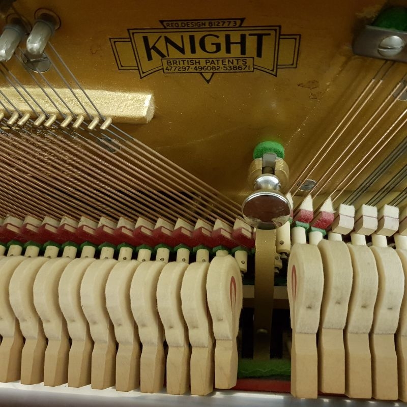Knight upright Piano in Mahogany – Gallery image – Roberts Pianos Oxford
