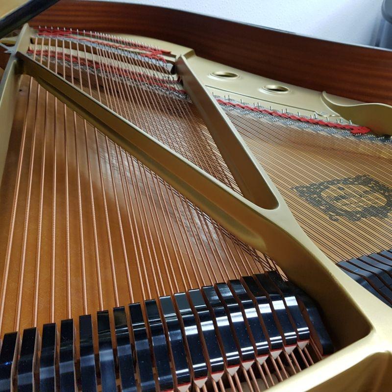 Yamaha C7 grand Piano in bright black – Gallery image – Roberts Pianos Oxford