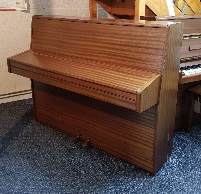 Knight London upright Piano in Mahogany – Gallery image – Roberts Pianos Oxford
