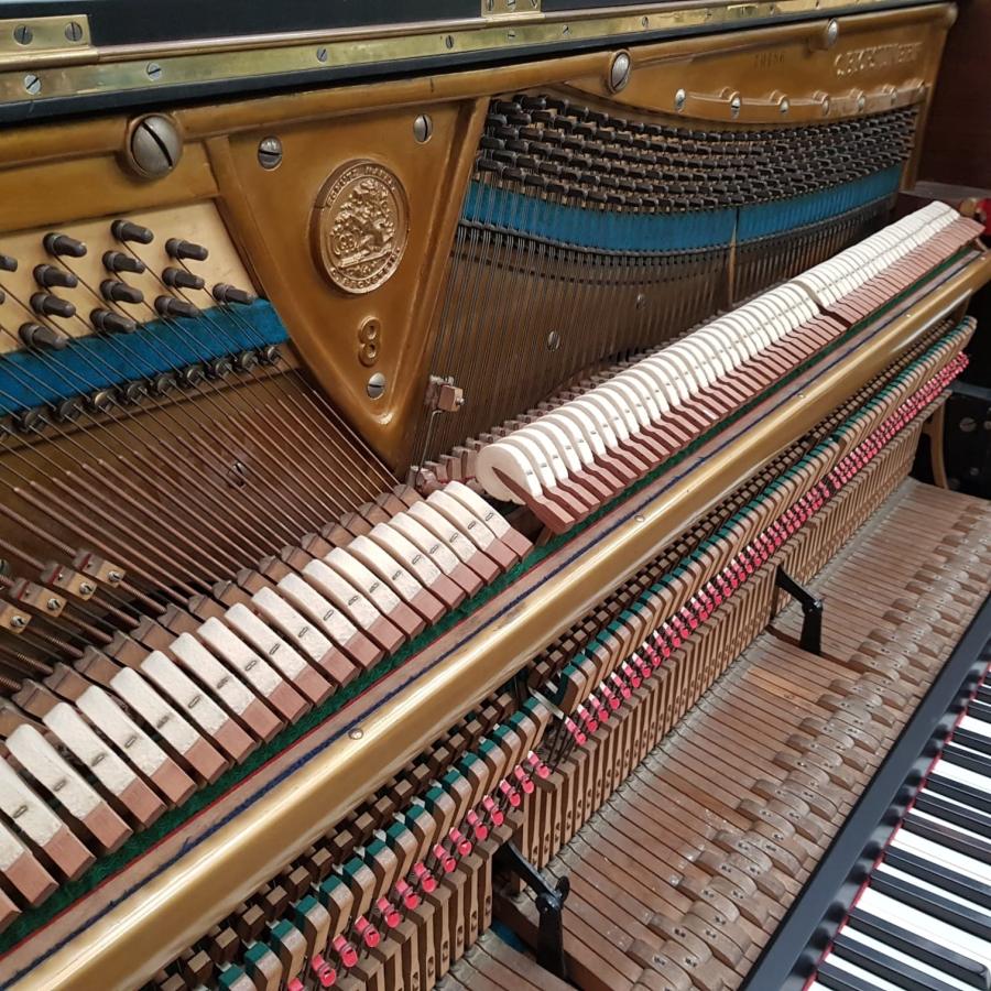 Bechstein 8 upright Piano in matt black – Gallery image – Roberts Pianos Oxford