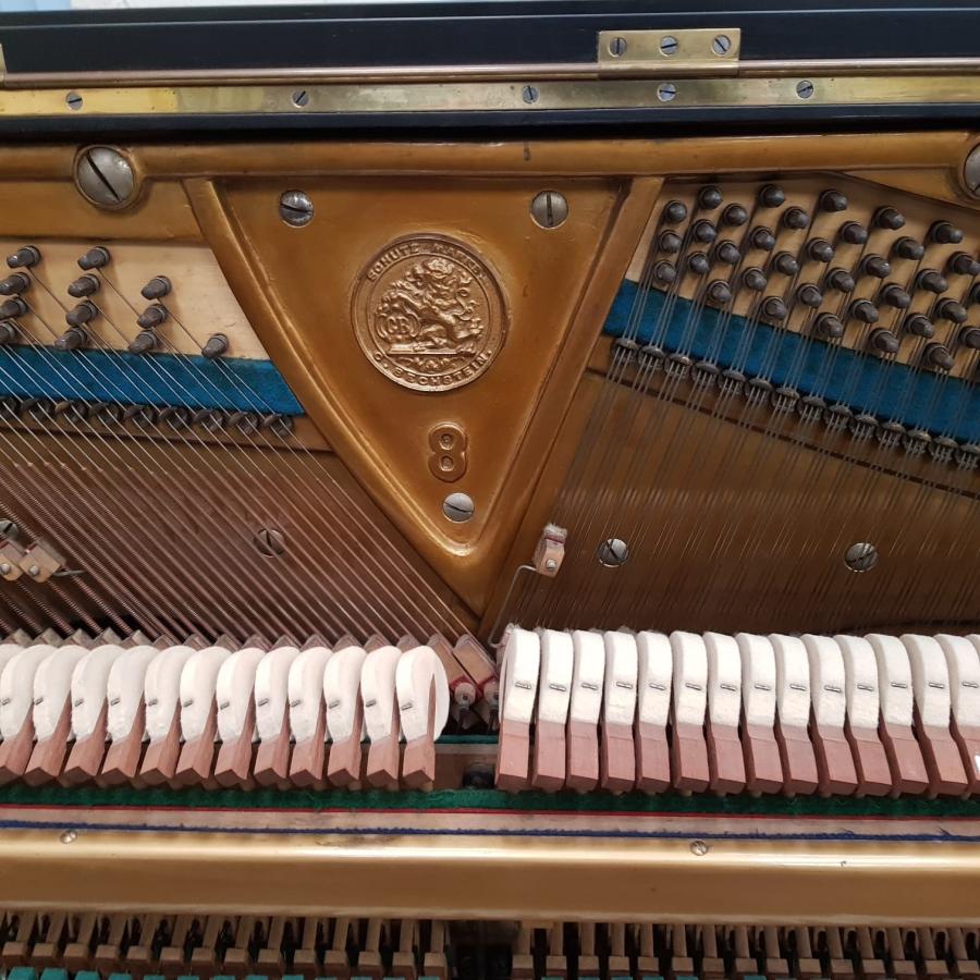 Bechstein 8 upright Piano in matt black – Gallery image – Roberts Pianos Oxford