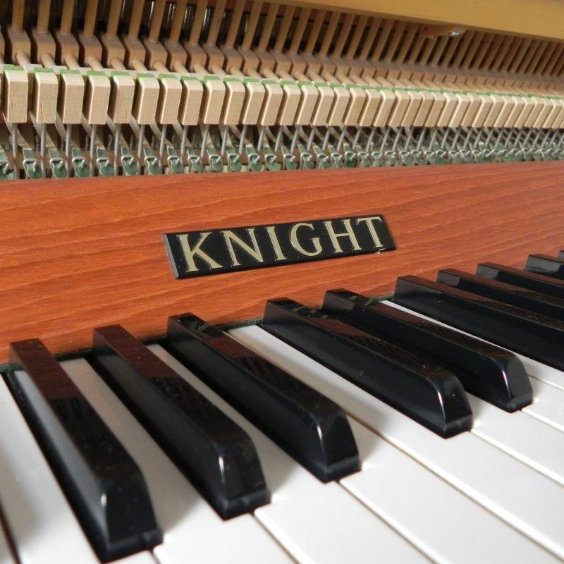 Knight K10 upright Piano in Walnut – Gallery image – Roberts Pianos Oxford
