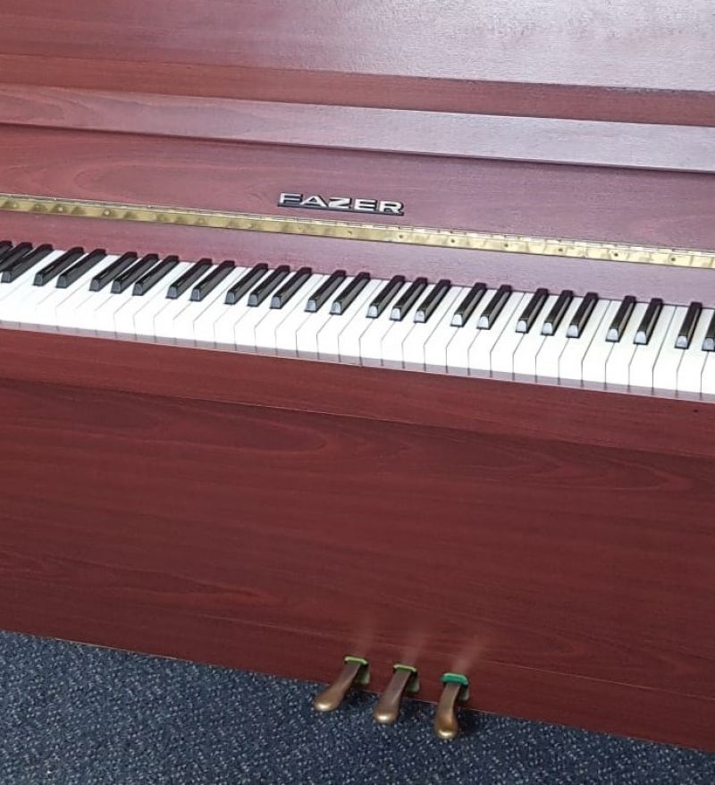 Fazer upright Piano in Rosewood – Gallery image – Roberts Pianos Oxford