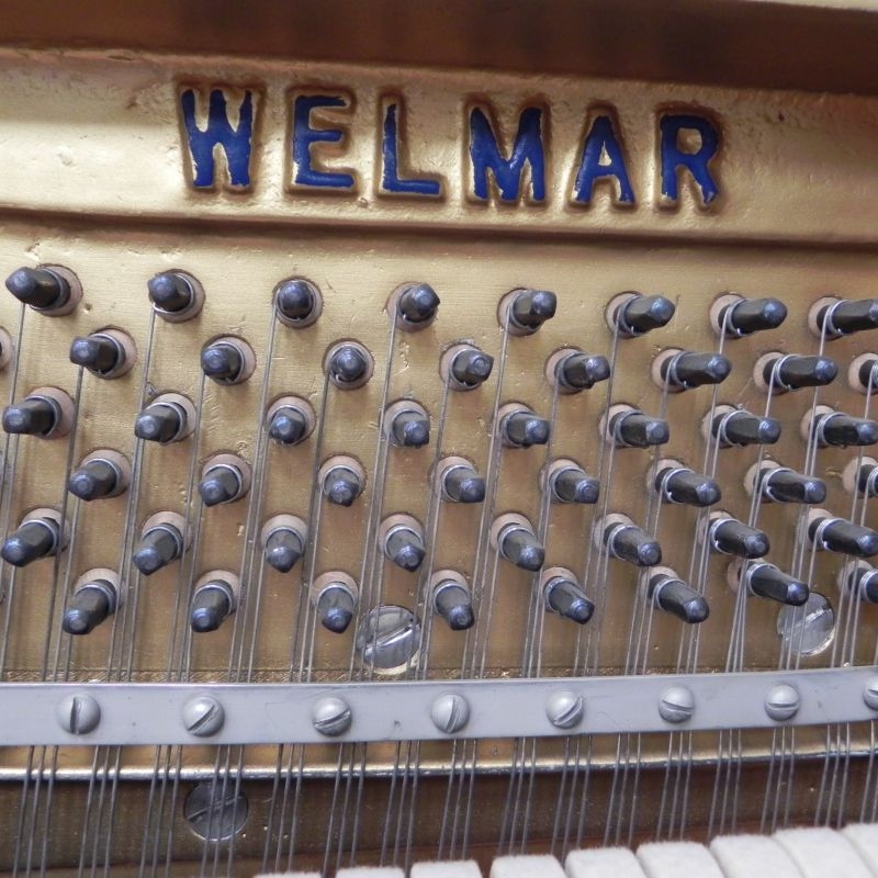 Welmar upright Piano in Walnut – Gallery image – Roberts Pianos Oxford