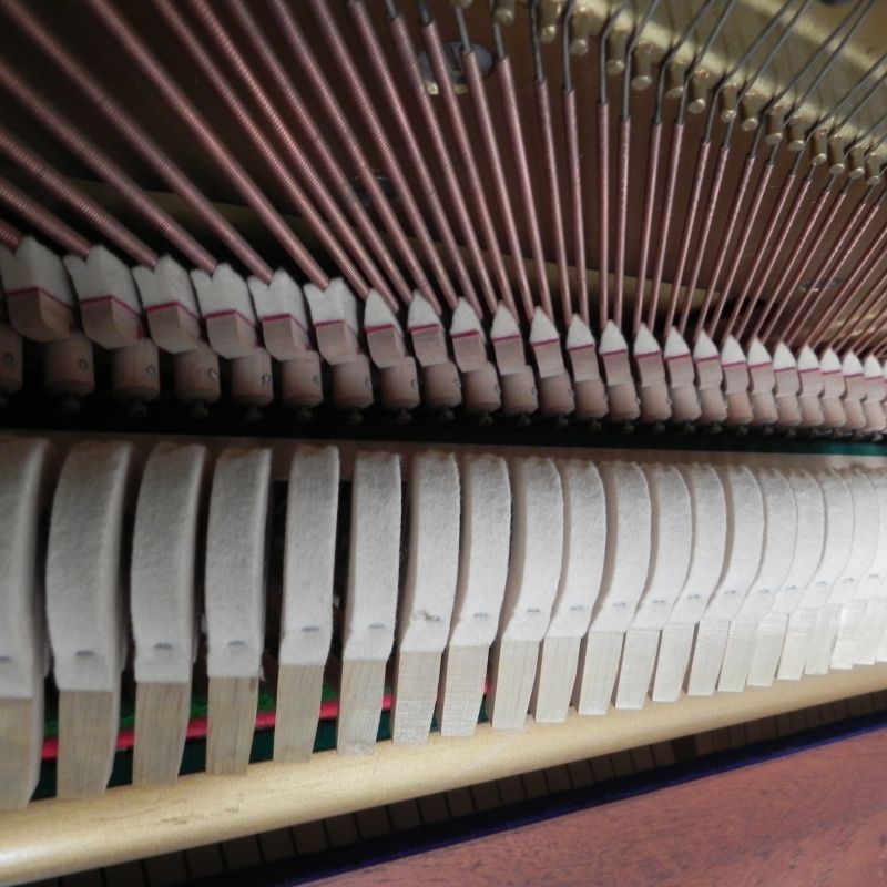 Welmar upright Piano in Walnut – Gallery image – Roberts Pianos Oxford