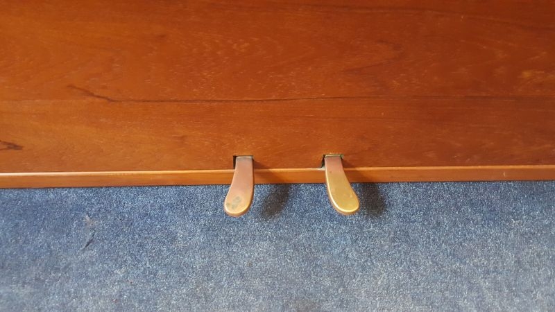 Welmar upright Piano in Walnut – Gallery image – Roberts Pianos Oxford