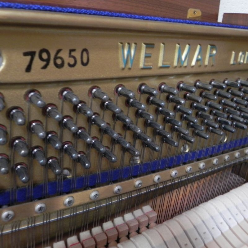 Welmar upright Piano in walnut – Gallery image – Roberts Pianos Oxford