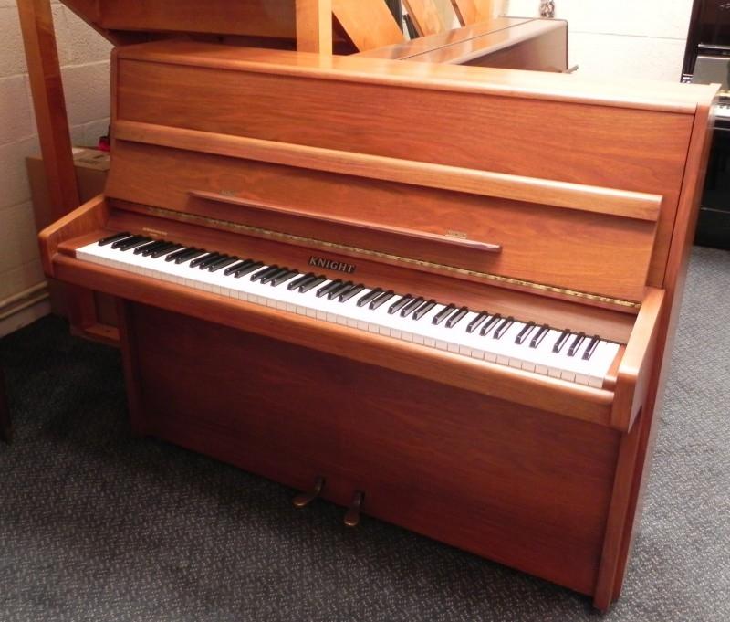 Knight upright Piano in Mahogany – Featured image – Roberts Pianos Oxford