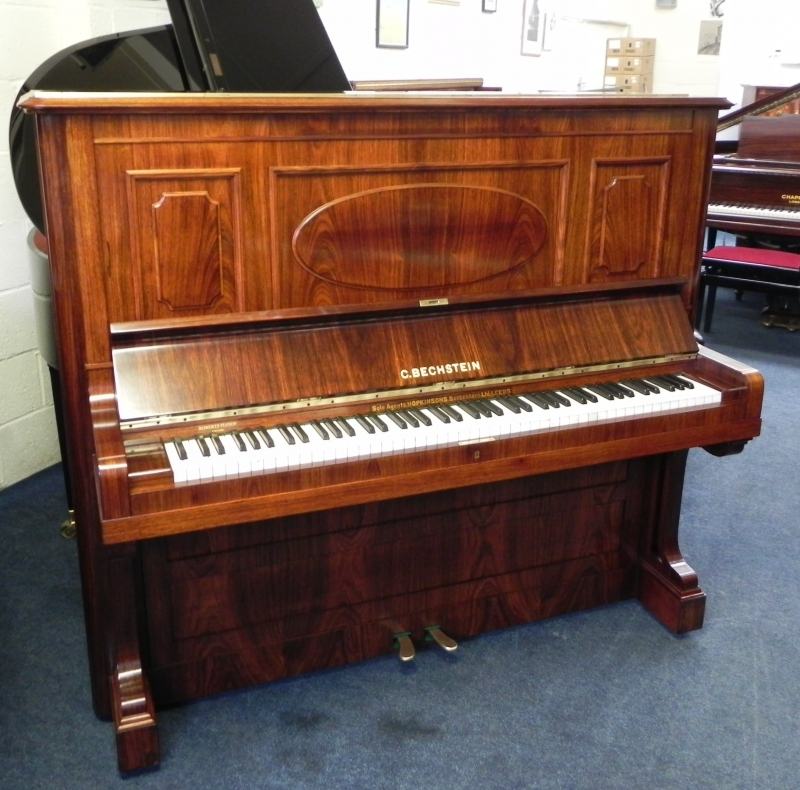 Bechstein 7 upright Piano in mahogany – Featured image – Roberts Pianos Oxford
