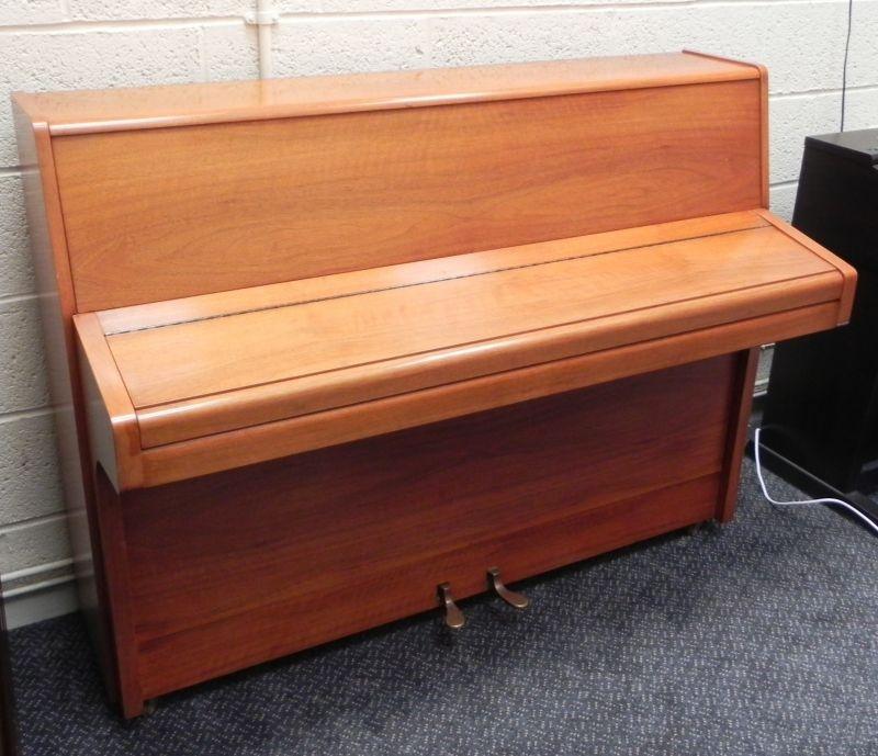 Knight K10 upright Piano in Walnut Satin Matt – Gallery image – Roberts Pianos Oxford