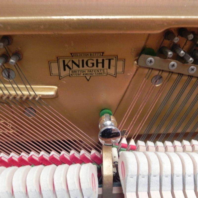 Knight K10 upright Piano in Walnut Satin Matt – Gallery image – Roberts Pianos Oxford