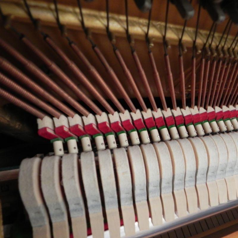 Knight K10 upright Piano in Walnut Satin Matt – Gallery image – Roberts Pianos Oxford