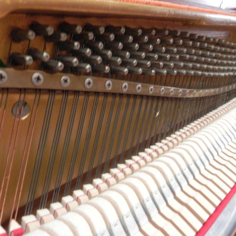Knight K10 upright Piano in Walnut Satin Matt – Gallery image – Roberts Pianos Oxford
