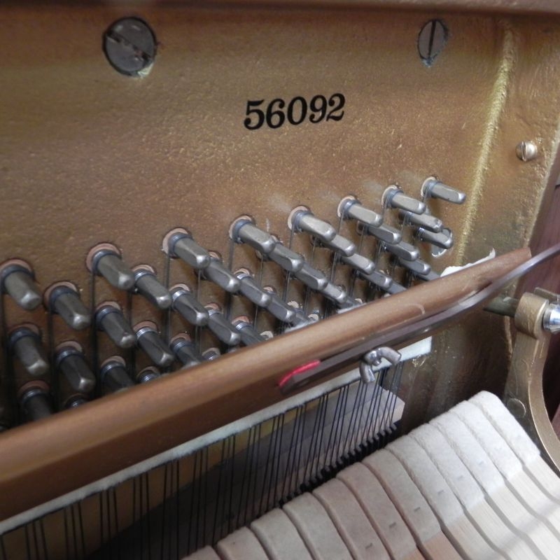 Knight upright Piano in Walnut – Gallery image – Roberts Pianos Oxford