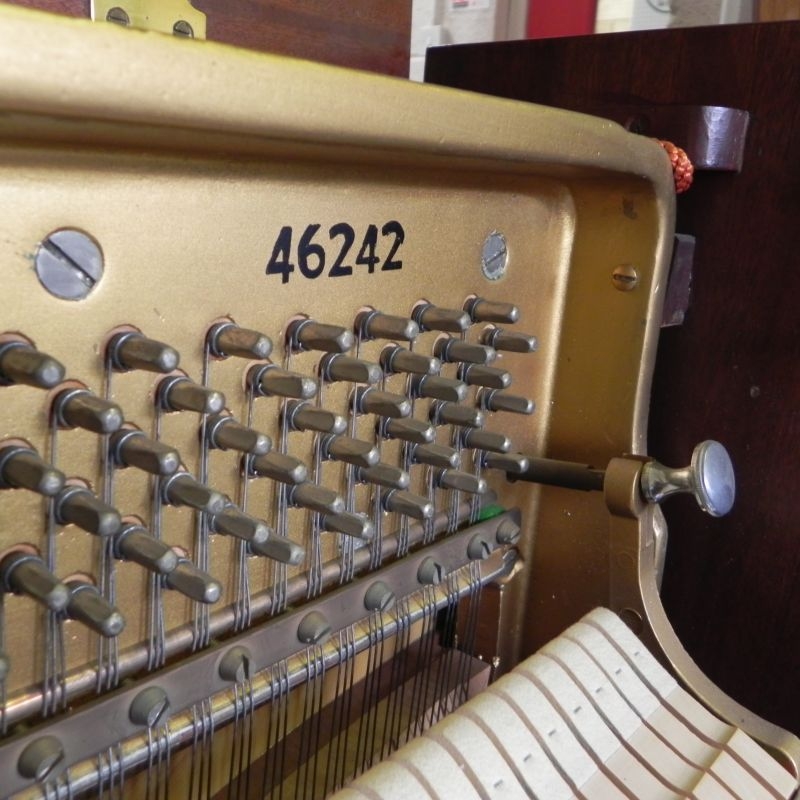 Knight upright Piano in Light Mahogany – Gallery image – Roberts Pianos Oxford