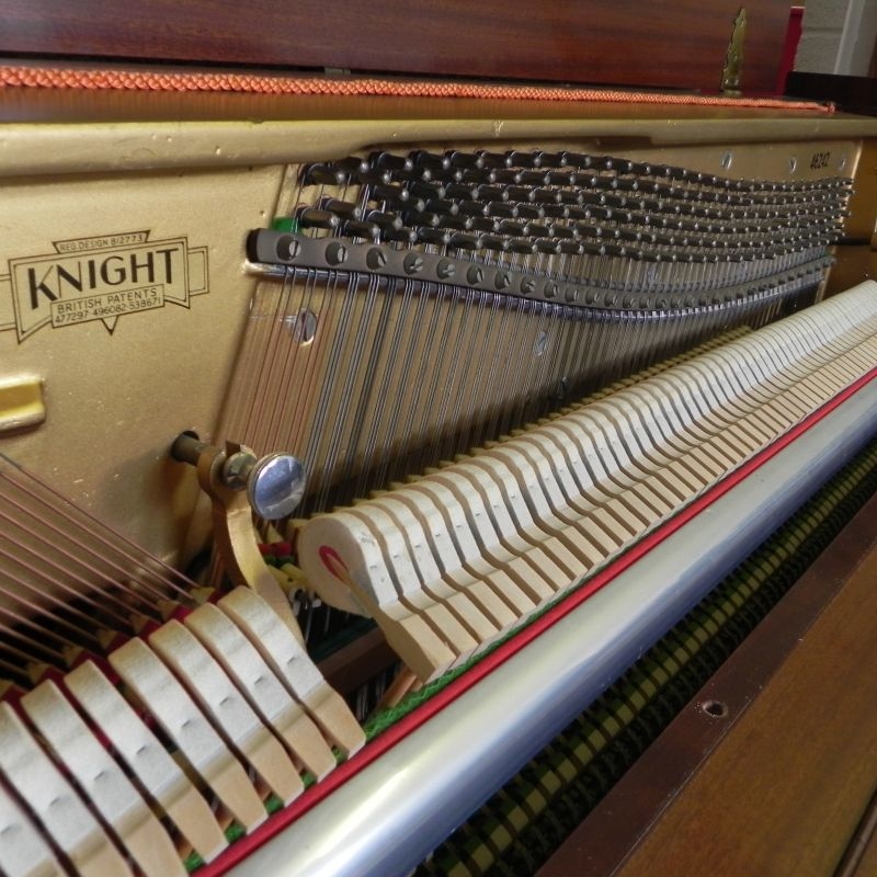 Knight upright Piano in Light Mahogany – Gallery image – Roberts Pianos Oxford