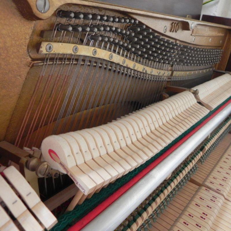 Grotrian Steinweg 110 upright Piano in satin walnut – Gallery image – Roberts Pianos Oxford