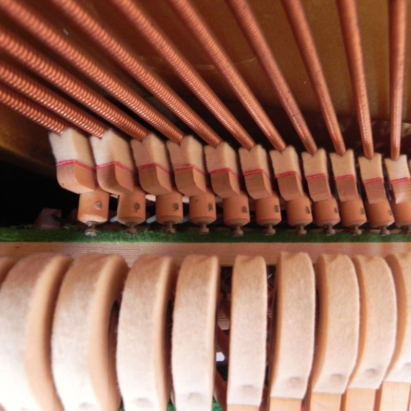 Welmar upright Piano in Walnut – Gallery image – Roberts Pianos Oxford
