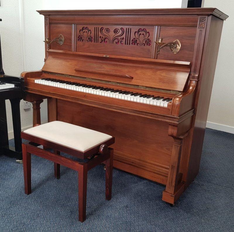 Grotrian Steinweg upright Piano in light rosewood – Featured image – Roberts Pianos Oxford