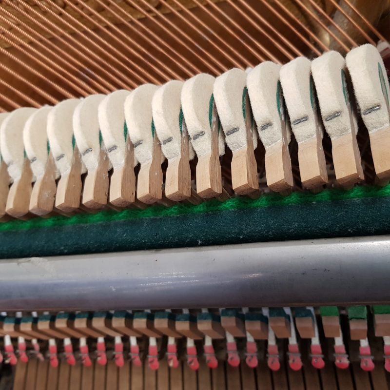 Grotrian Steinweg upright Piano in light rosewood – Gallery image – Roberts Pianos Oxford