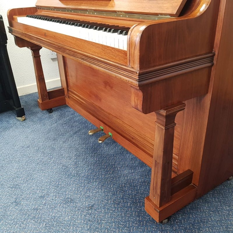 Grotrian Steinweg upright Piano in light rosewood – Gallery image – Roberts Pianos Oxford