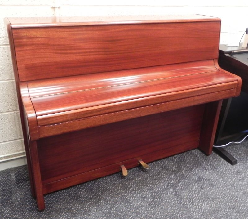 Welmar upright Piano in Mahogany – Gallery image – Roberts Pianos Oxford