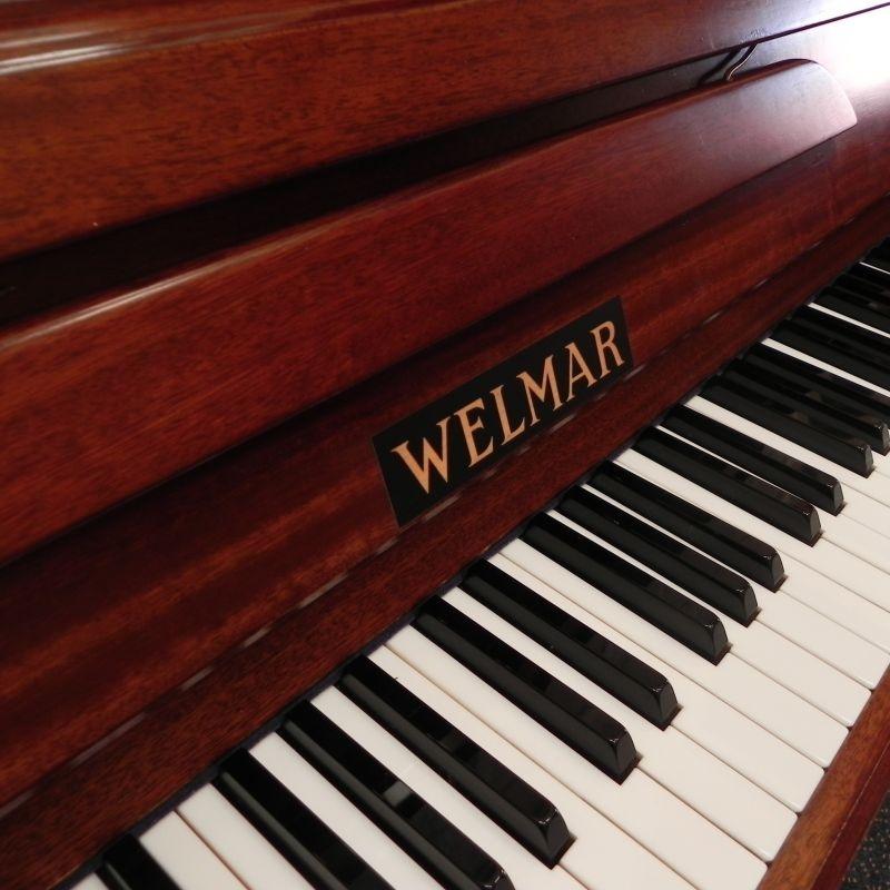 Welmar upright Piano in Mahogany – Gallery image – Roberts Pianos Oxford