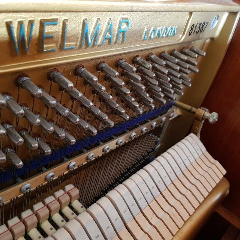 Welmar London upright Piano in Mahogany – Gallery image – Roberts Pianos Oxford