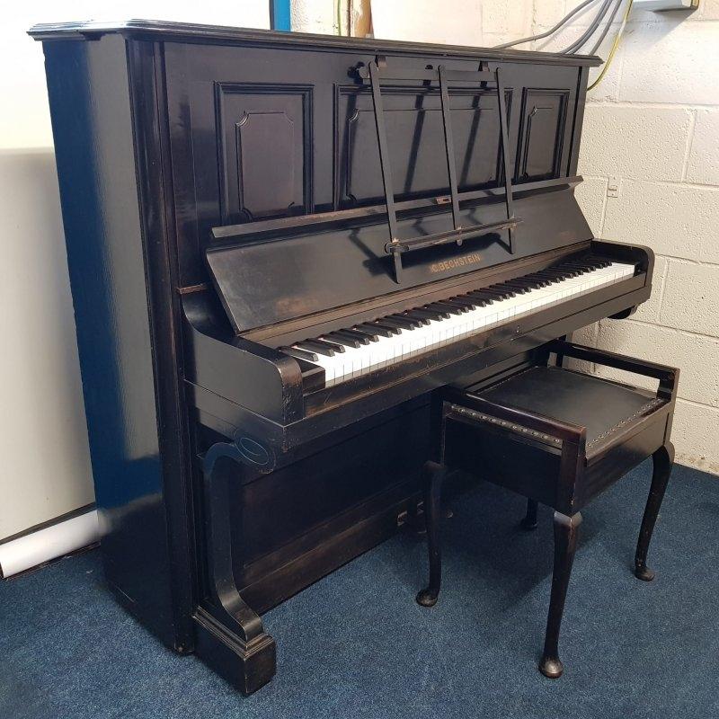 Bechstein 8 upright Piano in Black – Featured image – Roberts Pianos Oxford
