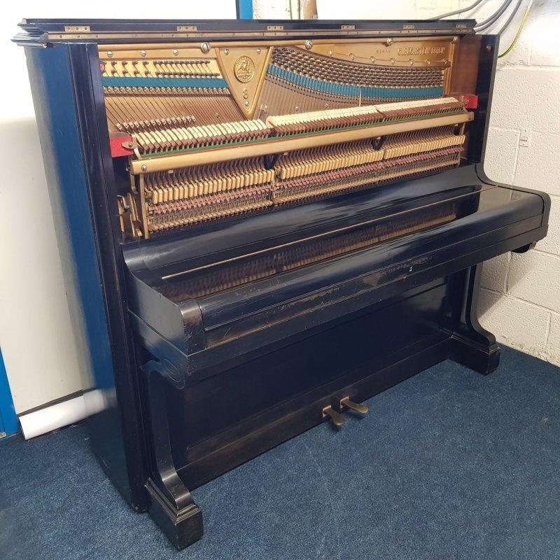 Bechstein 8 upright Piano in Black – Gallery image – Roberts Pianos Oxford