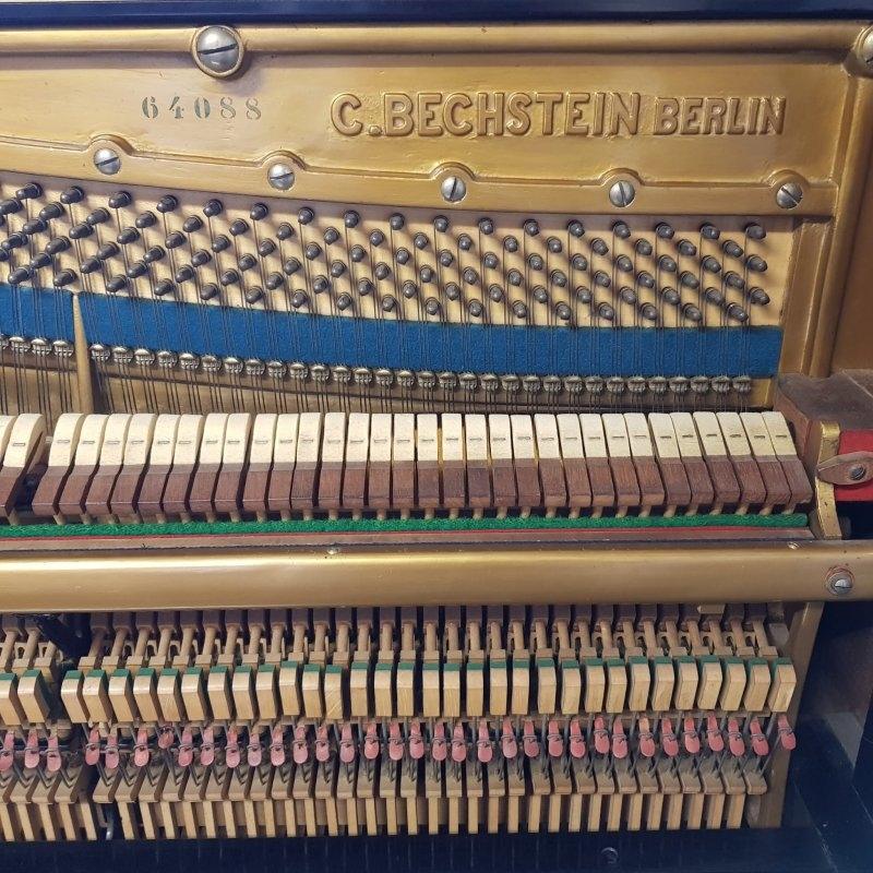 Bechstein 8 upright Piano in Black – Gallery image – Roberts Pianos Oxford