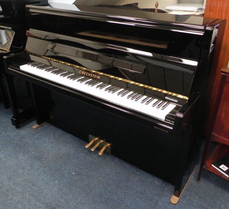 Bechstein Millennium upright Piano in bright black – Featured image – Roberts Pianos Oxford