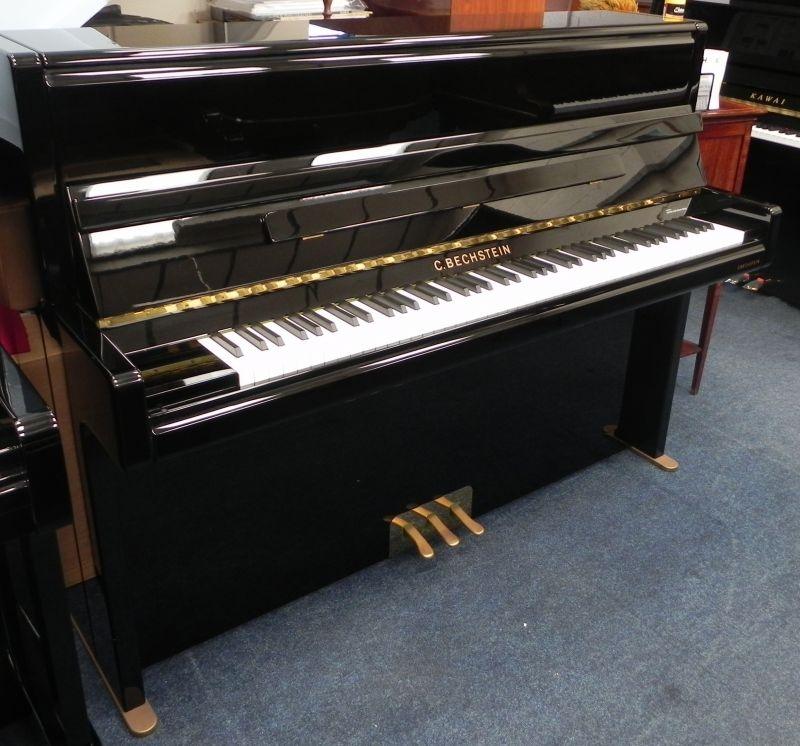 Bechstein Millennium upright Piano in bright black – Gallery image – Roberts Pianos Oxford
