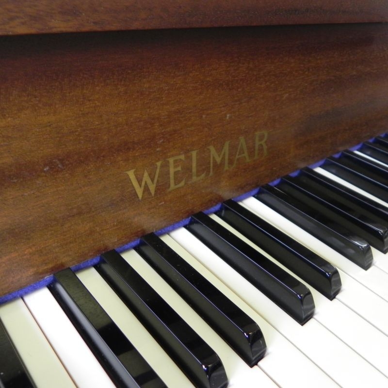 Welmar upright Piano in Walnut – Gallery image – Roberts Pianos Oxford