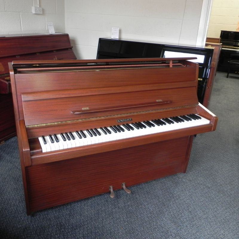 Knight upright Piano in Walnut – Featured image – Roberts Pianos Oxford