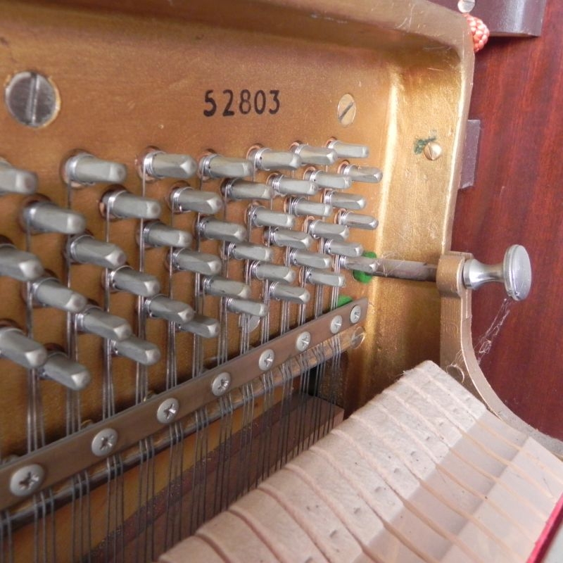 Knight upright Piano in Walnut – Gallery image – Roberts Pianos Oxford